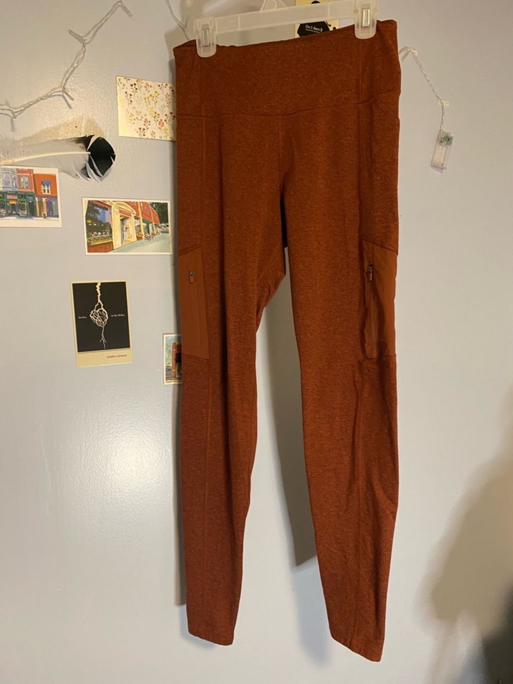 Old Navy Active Rust-Brown High-Rise Leggings